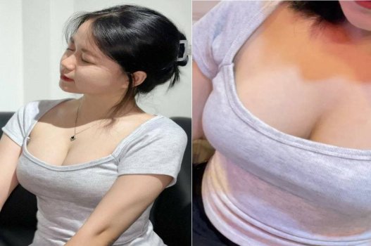 Em nữ sinh ngực khủng được bạn trai chăm sóc tỉ mỉ