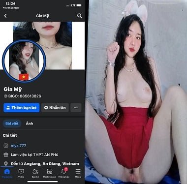 Gia Mỹ có cái mông khủng khiếp khiến người yêu hưởng thụ